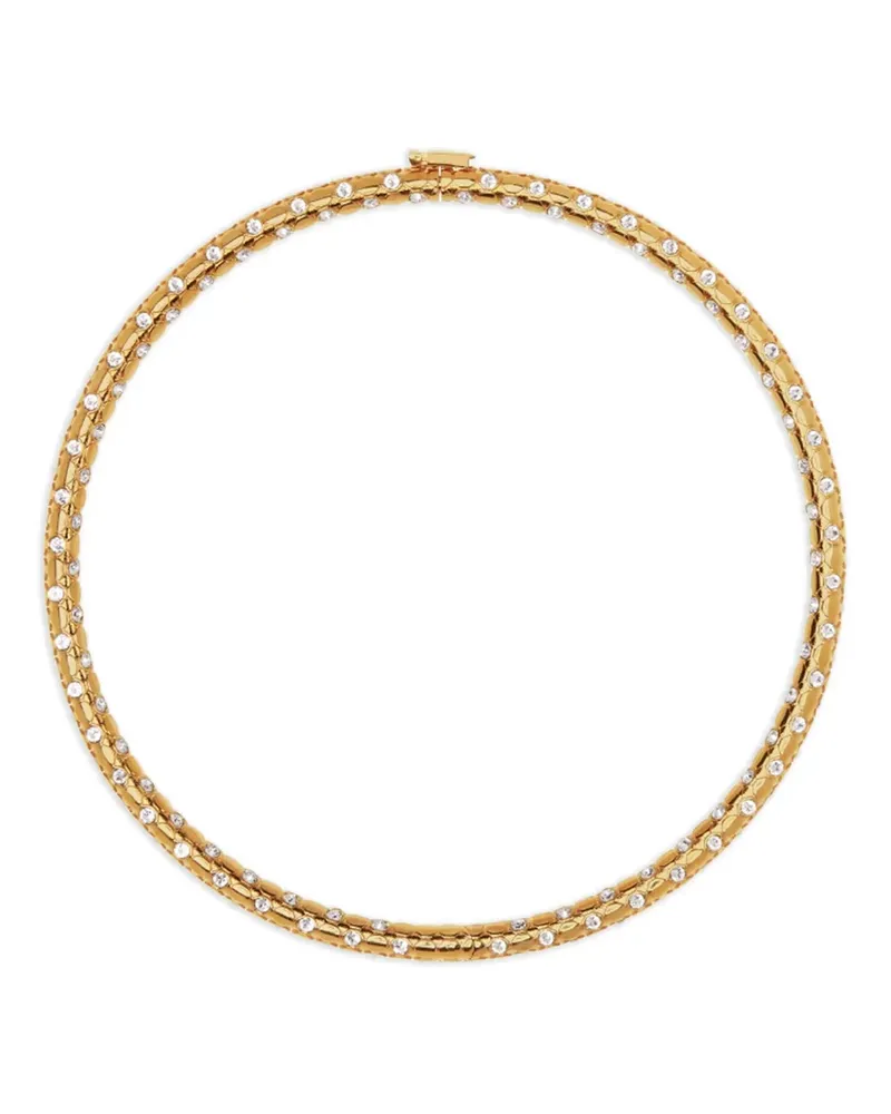 Versace Halskette mit Kristallen - Gold Gold