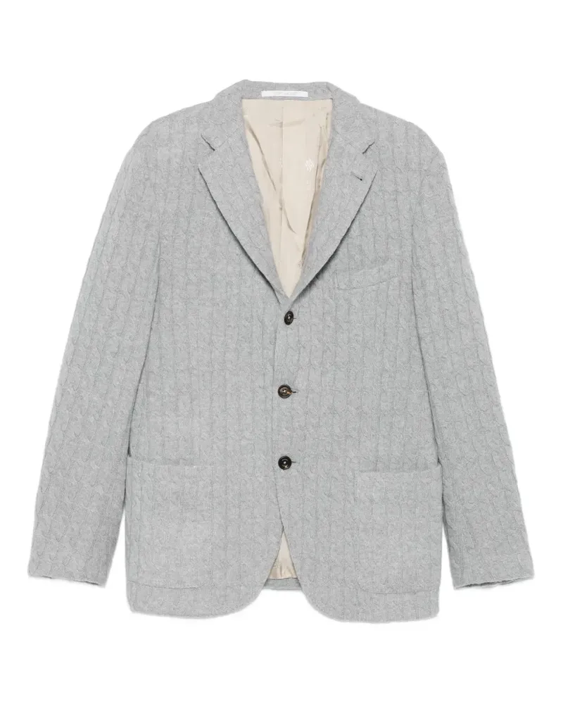 Eleventy Blazer mit Knopfverschluss - Grau Grau
