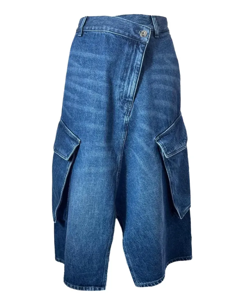 J.W.Anderson Asymmetrischer Rock - Blau Blau