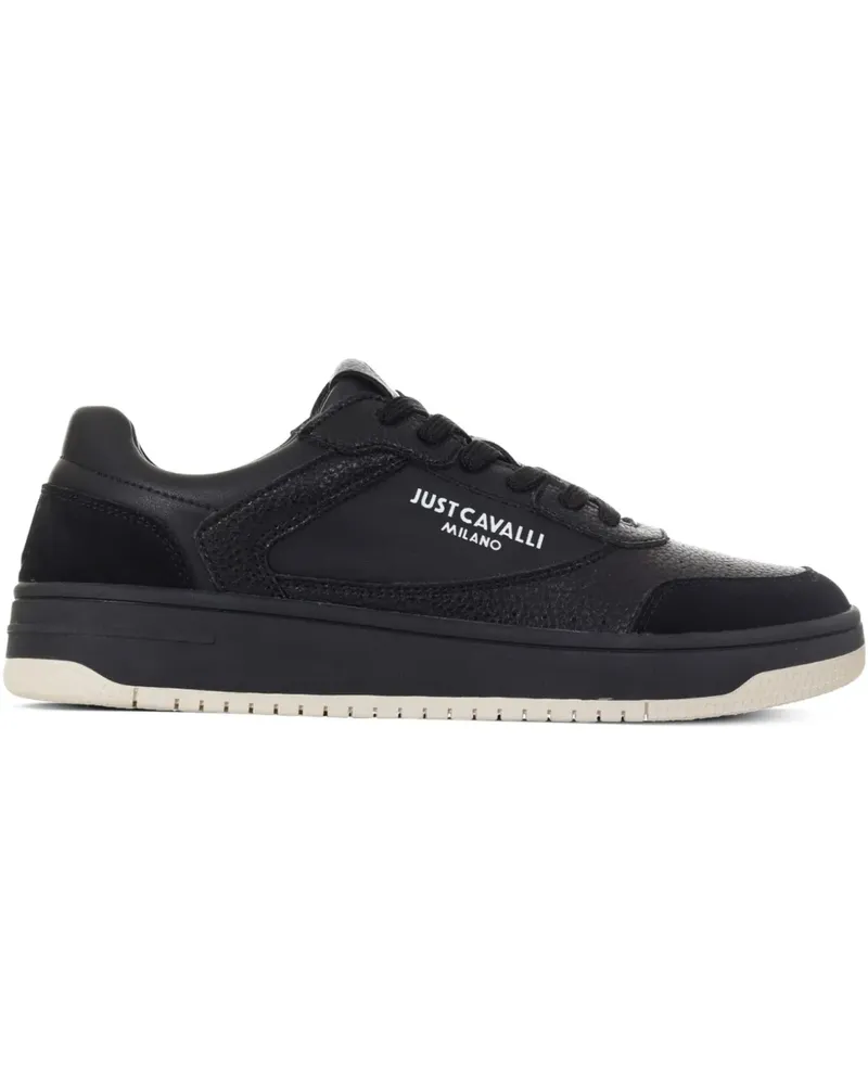 Just Cavalli Sneakers mit Logo-Print - Schwarz Schwarz