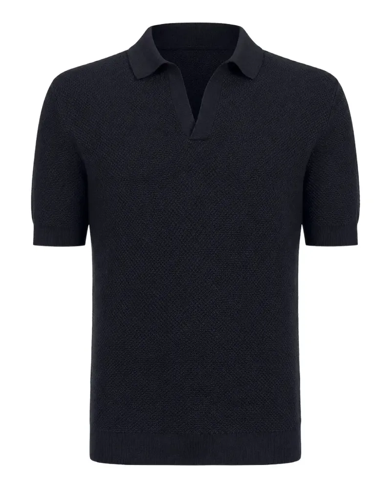 Ermenegildo Zegna textured T-shirt - Blau Blau