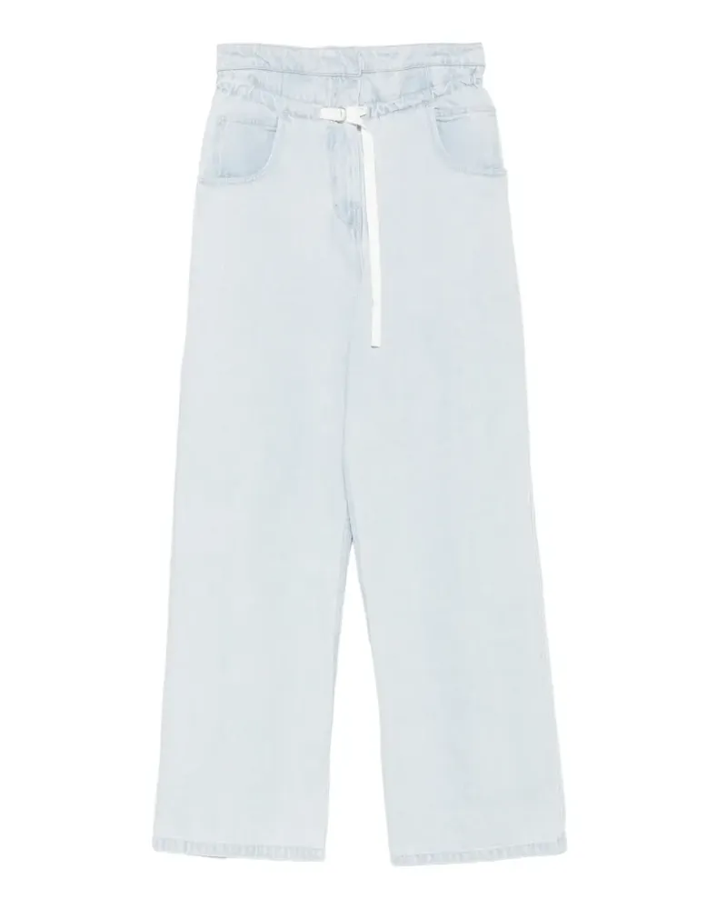 christian wijnants drawstrings jeans - Blau Blau