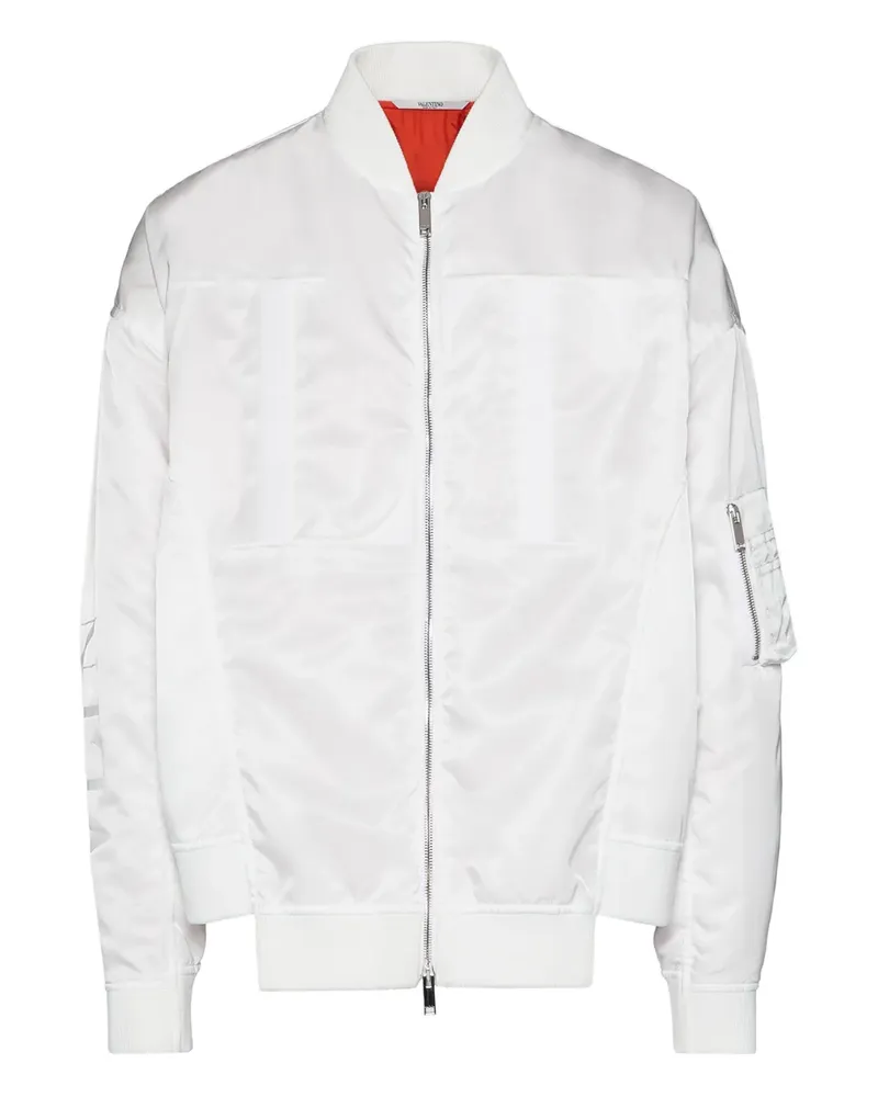 Valentino Garavani Bomberjacke mit Einsätzen - Weiß Weiß