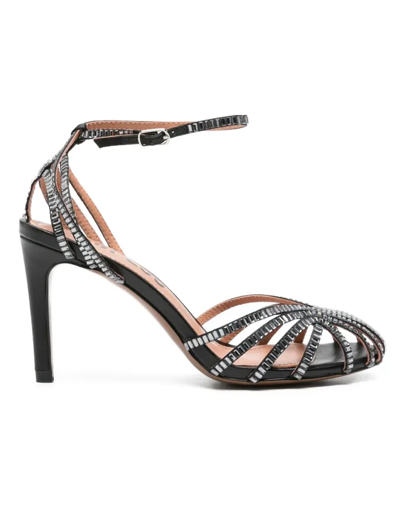 Bibi Lou Serabi crystal-embellished cage-strap sandals - Schwarz Schwarz
