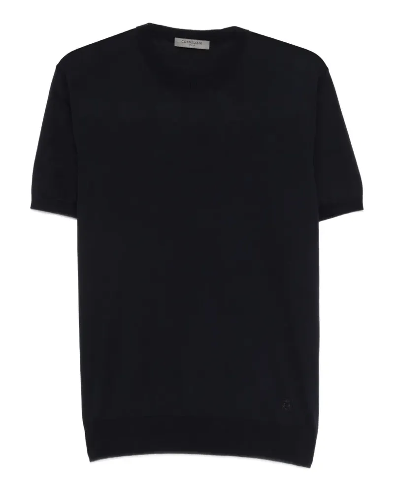 Corneliani crewneck short-sleeve T-shirt - Blau Blau