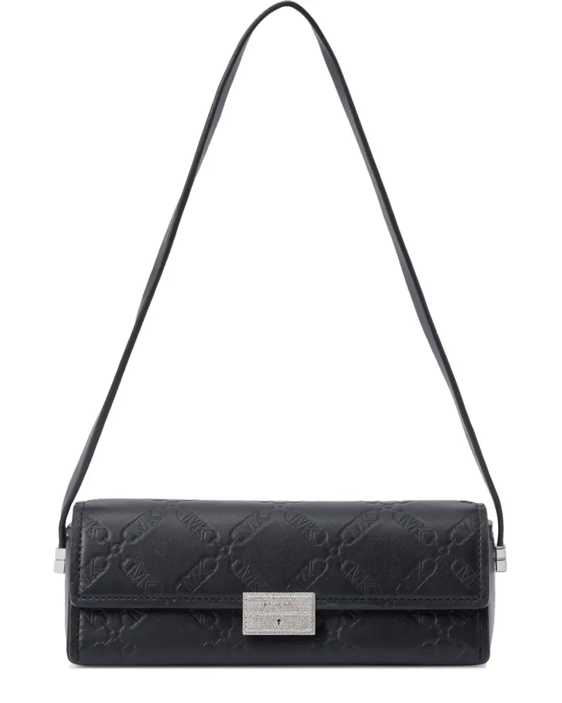 Michael Kors Clutch mit Monogramm - Schwarz Schwarz