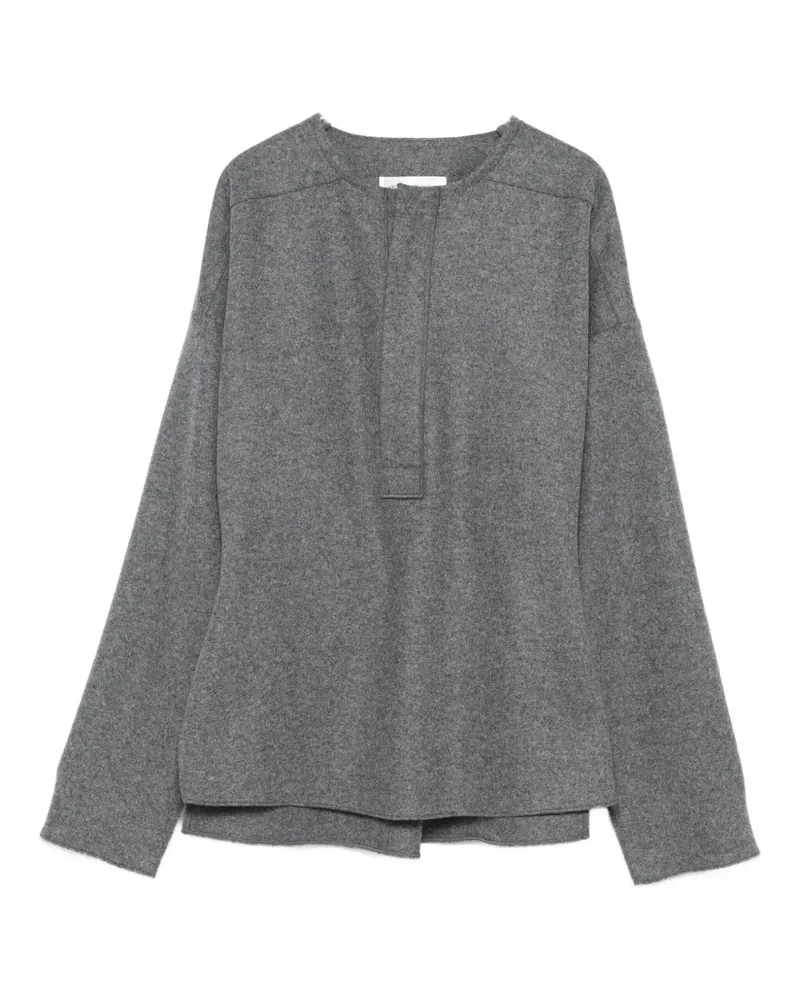 Victoria Beckham Oberteil im Layering-Look - Grau Grau