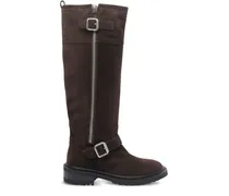 Schnallenstiefel im Biker-Look 50mm - Braun