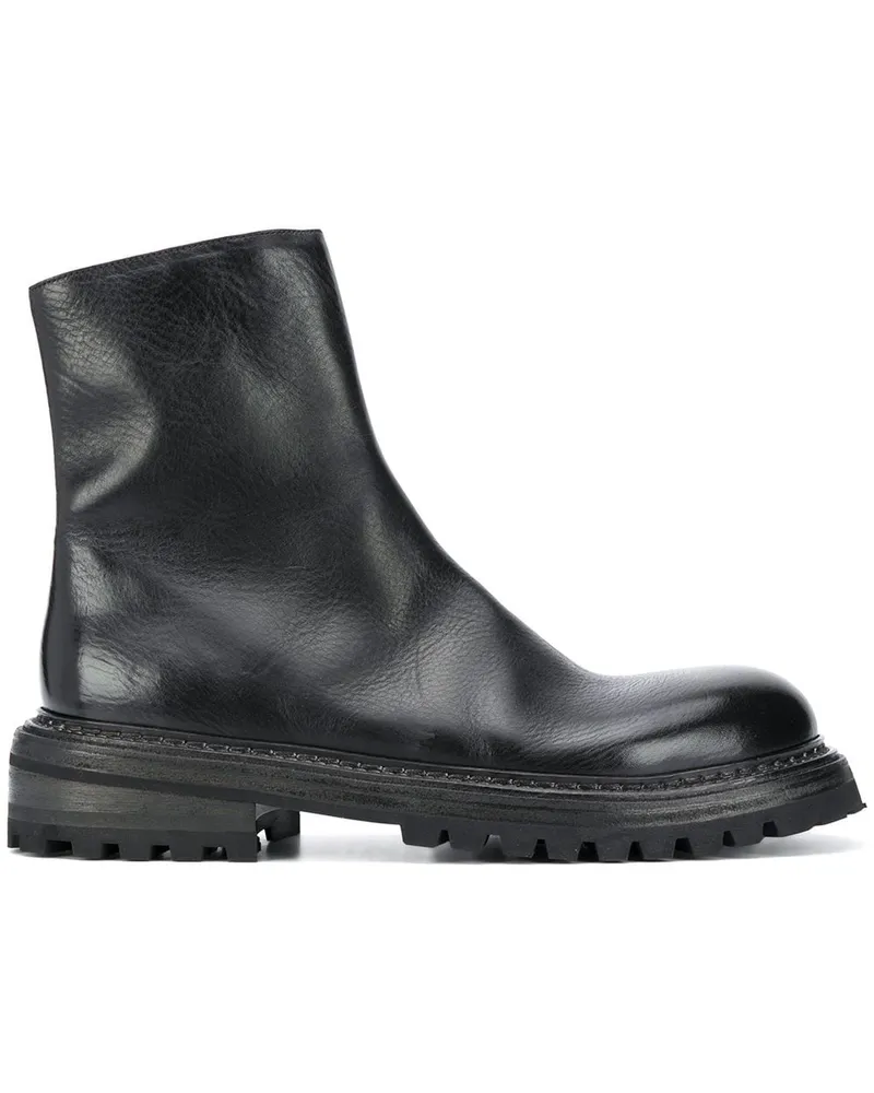 Marsèll Stiefel mit dicker Sohle - Schwarz Schwarz