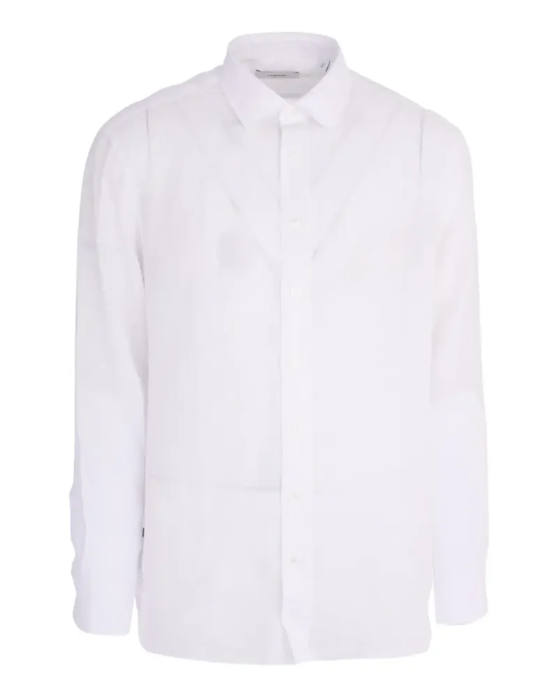 LARDINI Ausgeblichenes Hemd - Weiß Weiß