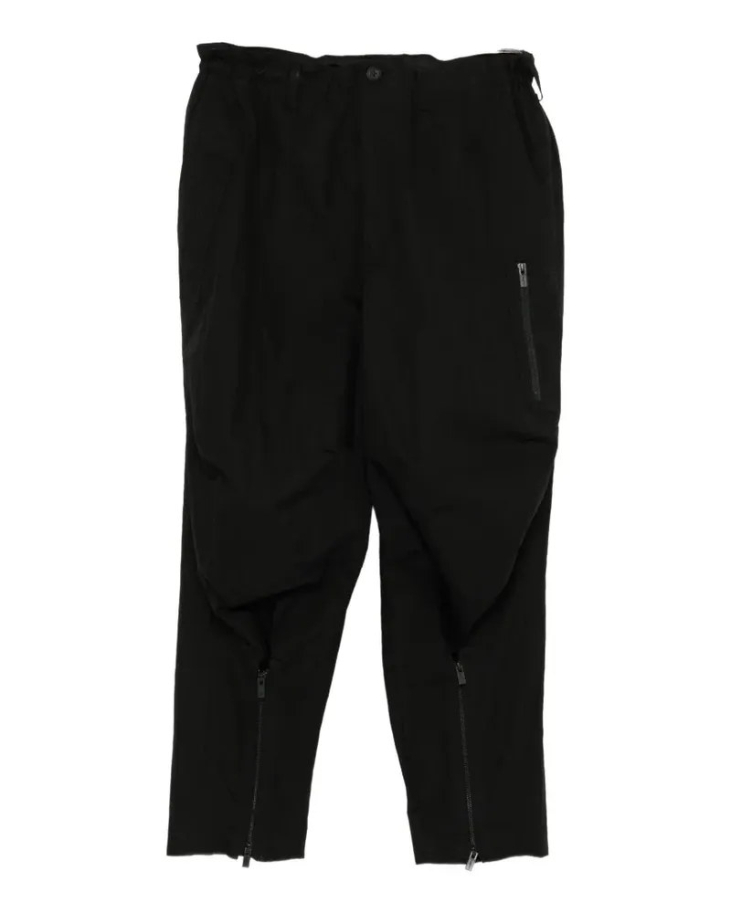 Yohji Yamamoto Hose mit Reißverschluss - Schwarz Schwarz