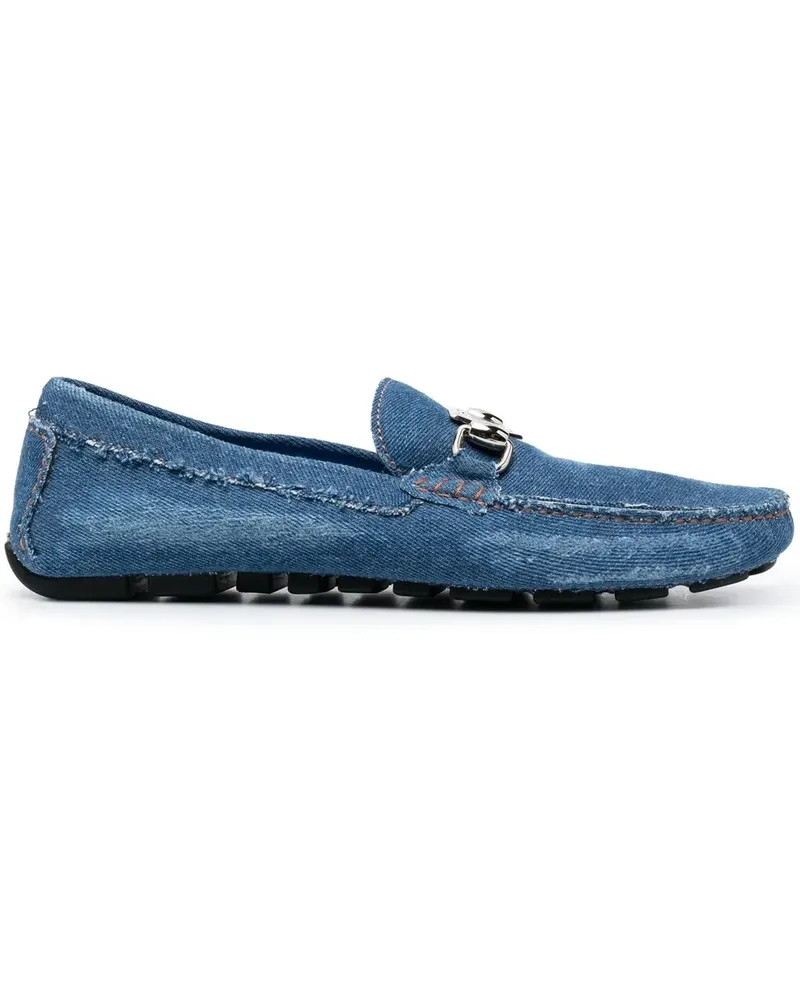 Philipp Plein Mokassins aus Denim - Blau Blau