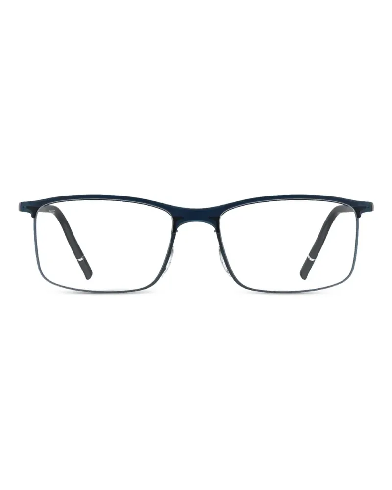 Silhouette Balanced Fusion rectangle-frame glasses - Blau Blau
