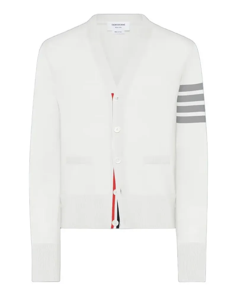 Thom Browne 4-Bar cardigan - Weiß Weiß
