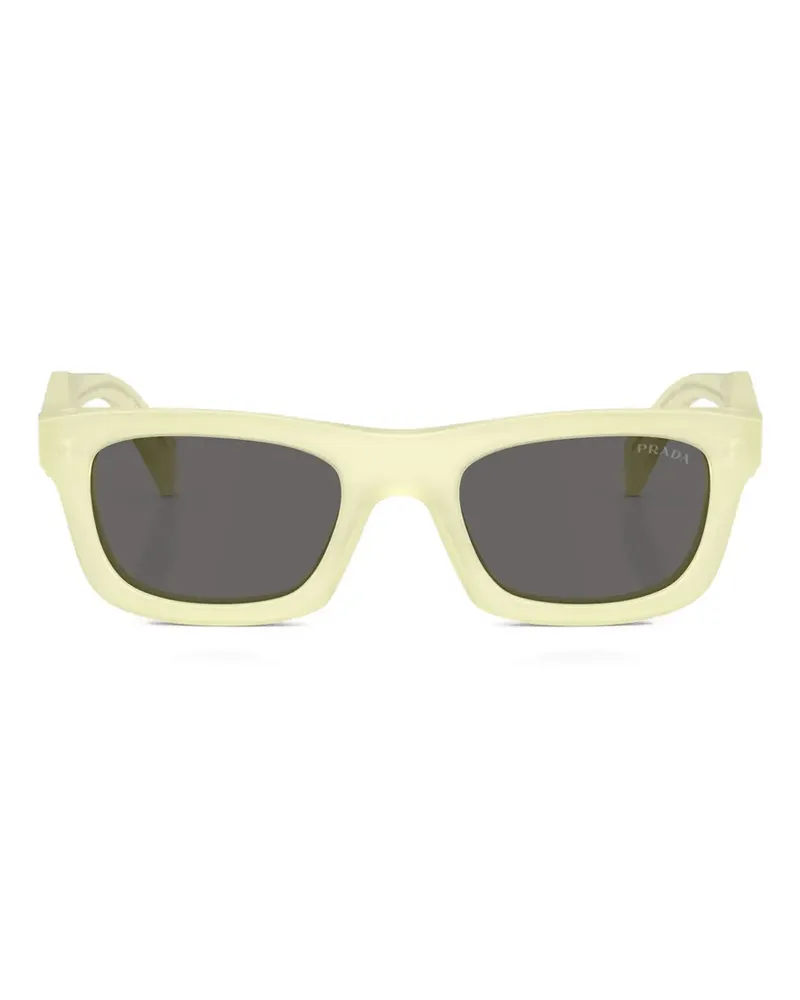 Prada rectangle-frame sunglasses - Nude Nude