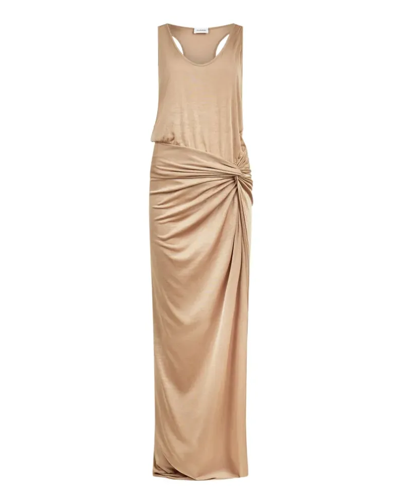 ANDAMANE Juno draped maxi dress - Gold Gold