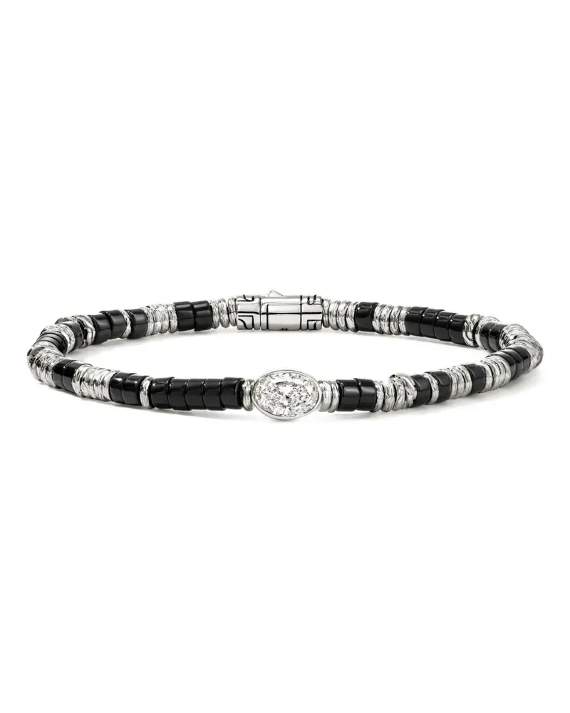John Hardy Heishi Armband mit Diamanten - Silber Silber