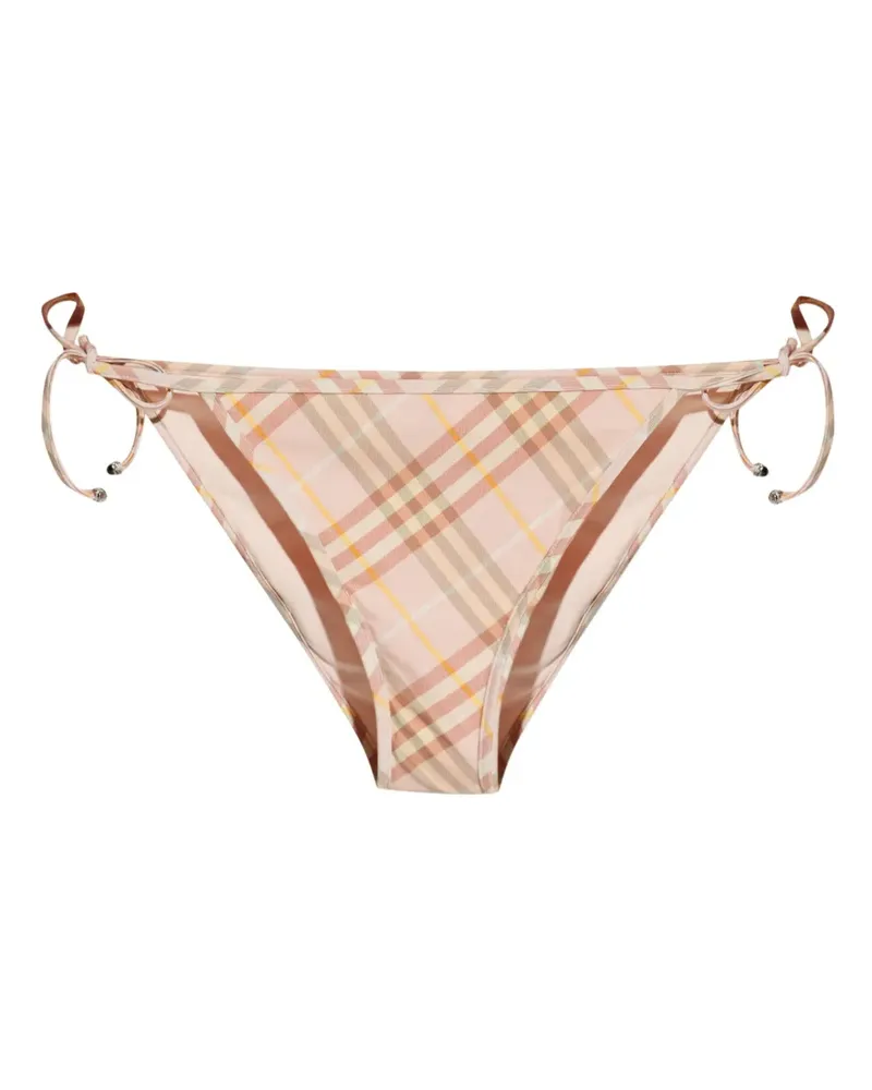 Burberry IP Check Bikinihöschen - Nude Nude