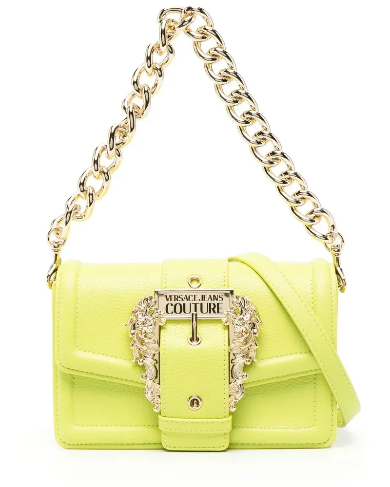Versace Jeans Schultertasche mit Barockmuster - Grün Grün