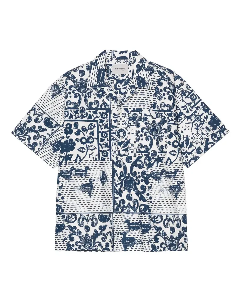 Carhartt WIP Vestige printed cotton shirt - Weiß Weiß