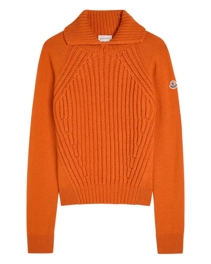 Moncler Pullover aus Schurwollgemisch - Orange Orange