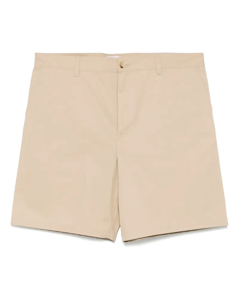 Kitsuné Shorts mit Logo-Stickerei - Nude Nude