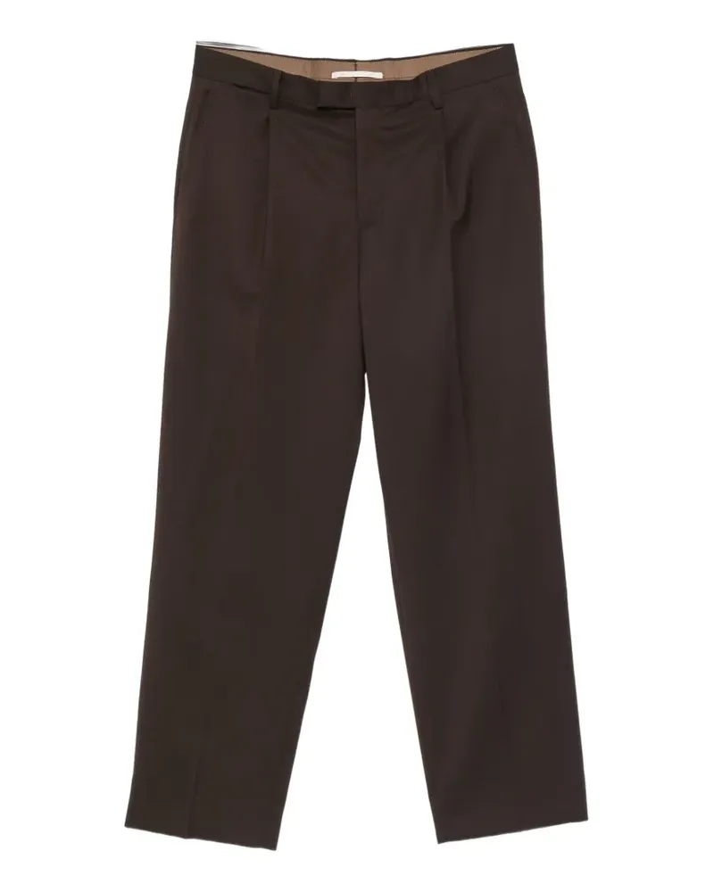 Briglia 1949 Marguttas pleated straight-leg trousers - Braun Braun