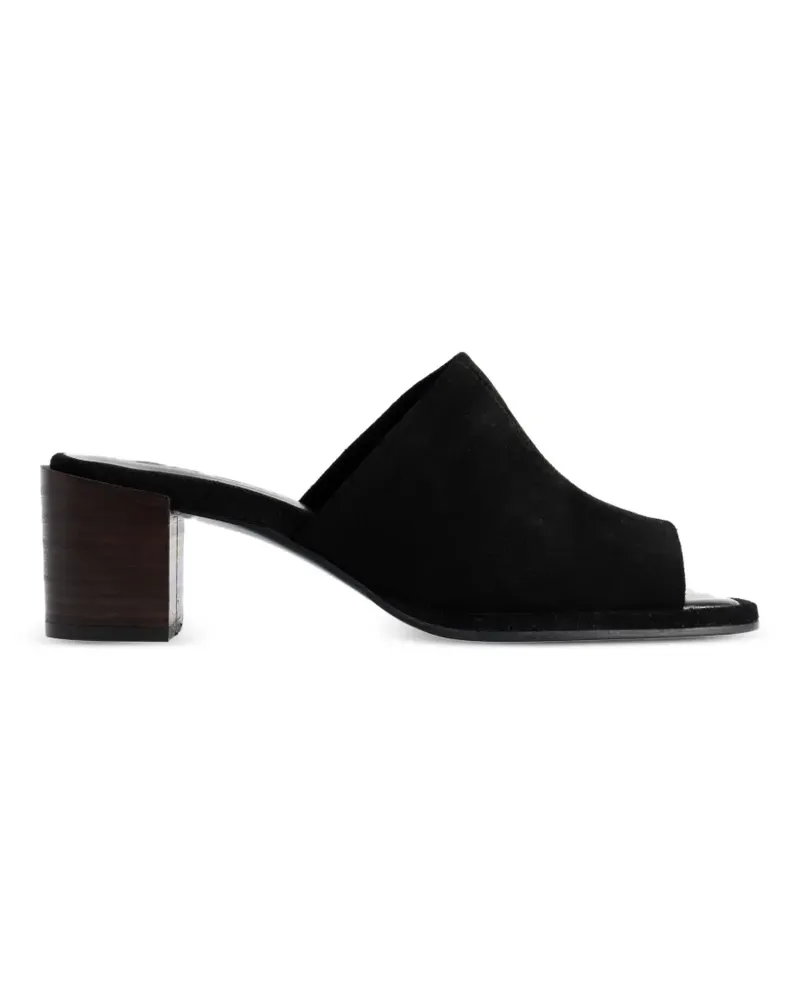 by FAR Francisco square-toe sandals - Schwarz Schwarz