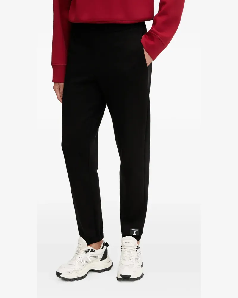 Patrizia Pepe logo-patch track pants - Schwarz Schwarz