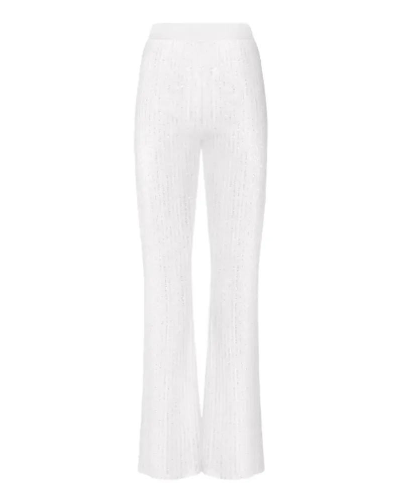 Missoni sequin-embellishment trousers - Weiß Weiß
