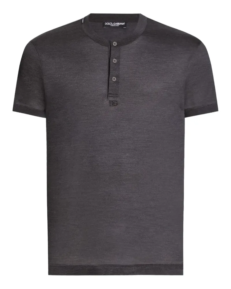 Dolce & Gabbana Klassisches T-Shirt - Grau Grau