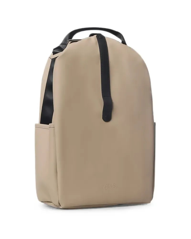 RAINS Rucksack mit Logo-Prägung - Nude Nude