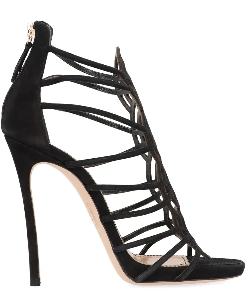 Dsquared2 Riemchensandalen mit hohem Absatz - Schwarz Schwarz