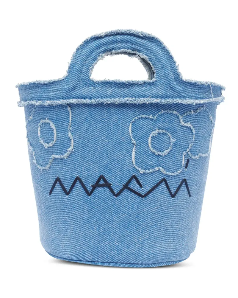 Marni Tote Bag aus Denim - Blau Blau