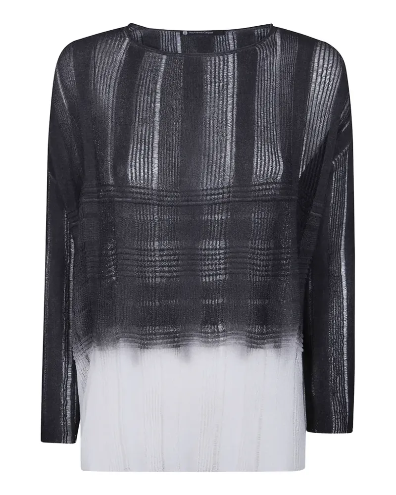 Pier Antonio Gaspari striped sweater - Schwarz Schwarz