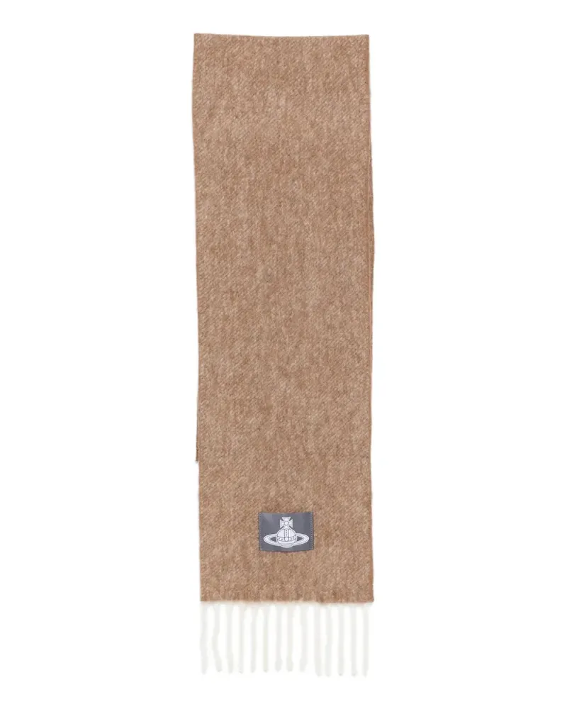 Vivienne Westwood Schal mit Orb-Patch - Nude Nude