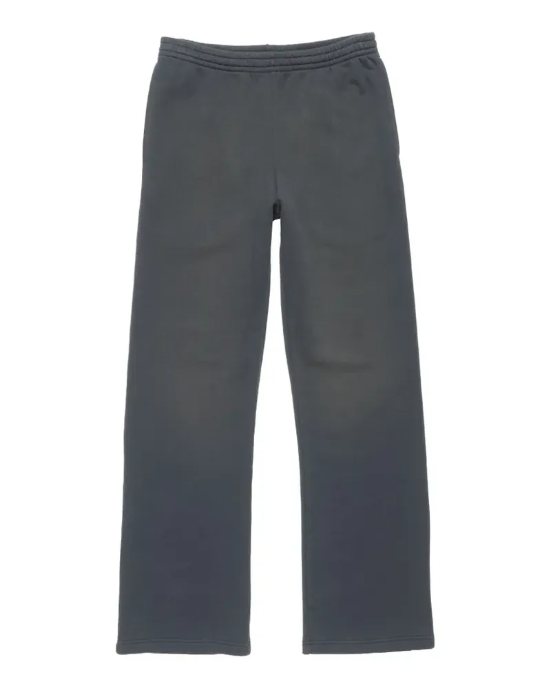 Acne Studios Fleecehose mit Logo-Stempel - Grau Grau