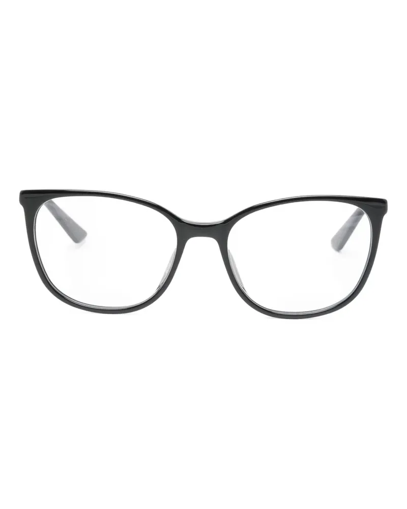 Chloé Brille mit ovalem Gestell - Schwarz Schwarz