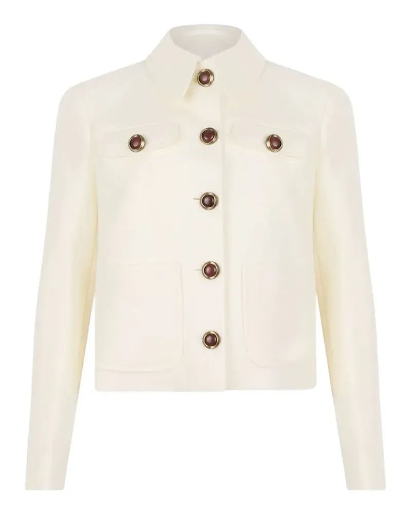 Fortela Jacke mit Knöpfen - Nude Nude