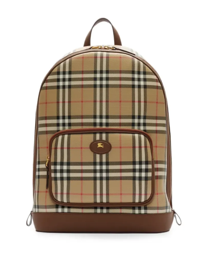 Burberry Check backpack - Nude Nude