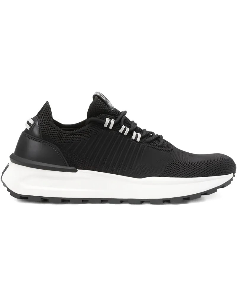 Marc O'Polo Sneakers mit Mesh-Einsätzen - Schwarz Schwarz