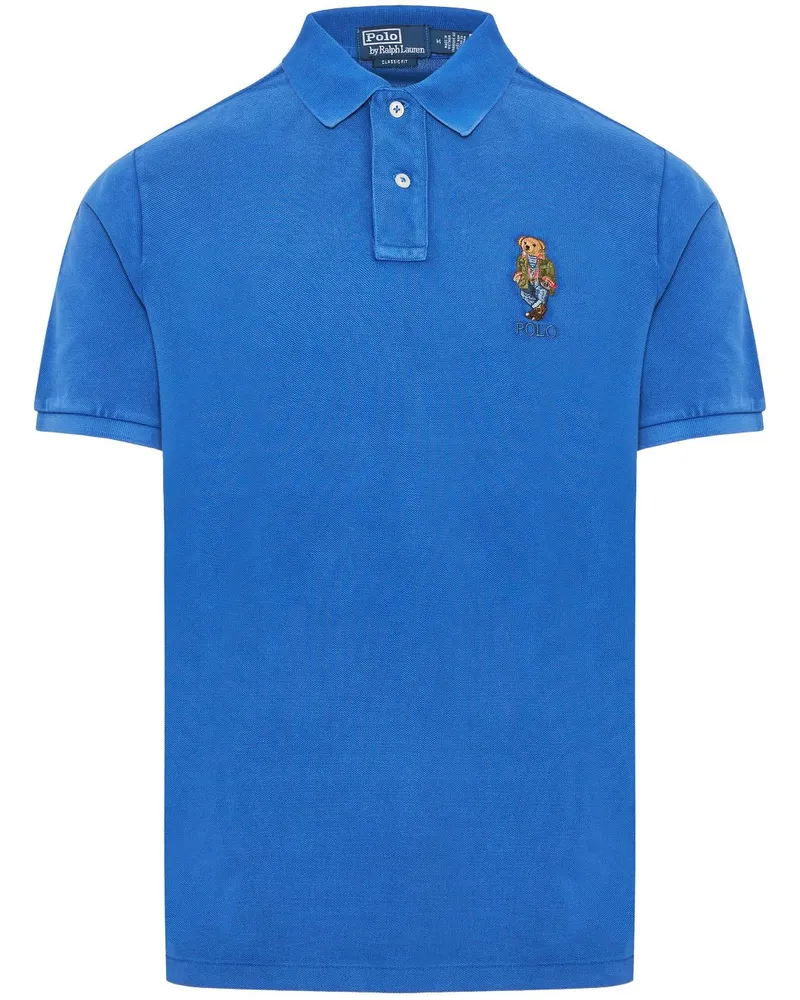 Ralph Lauren Poloshirt mit Logo-Stickerei - Blau Blau