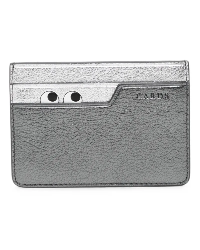 Anya Hindmarch Pepping Eyes Kartenetui - Grau Grau