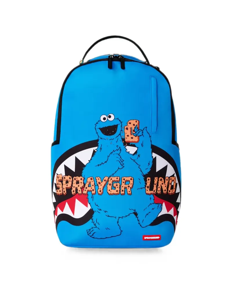 Sprayground Sesame Street Cookie Monster Take a Bite Rucksack - Blau Blau