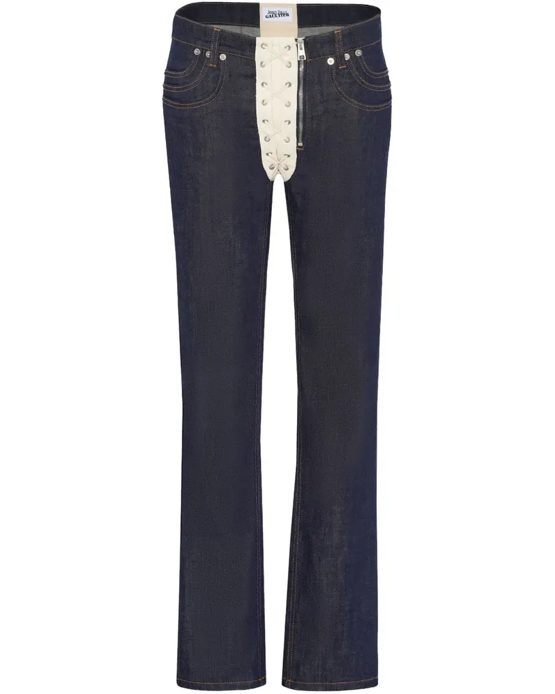 Jean Paul Gaultier Jeans mit geradem Bein - Blau Blau