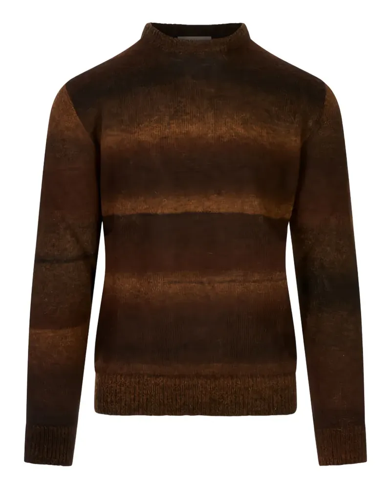 Corneliani Pullover mit Querstreifen - Braun Braun