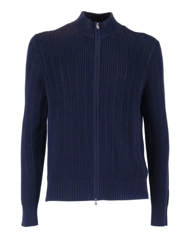 Ballantyne zip-up cotton cardigan - Blau Blau