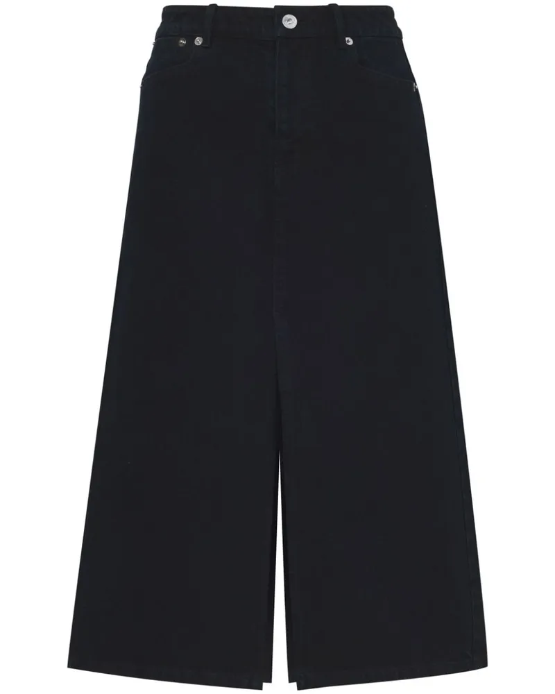 Proenza Schouler Ausgeblichener Jeansrock - Schwarz Schwarz