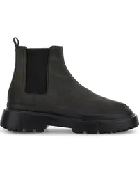 Hogan Chelsea-Boots aus Wildleder Schwarz