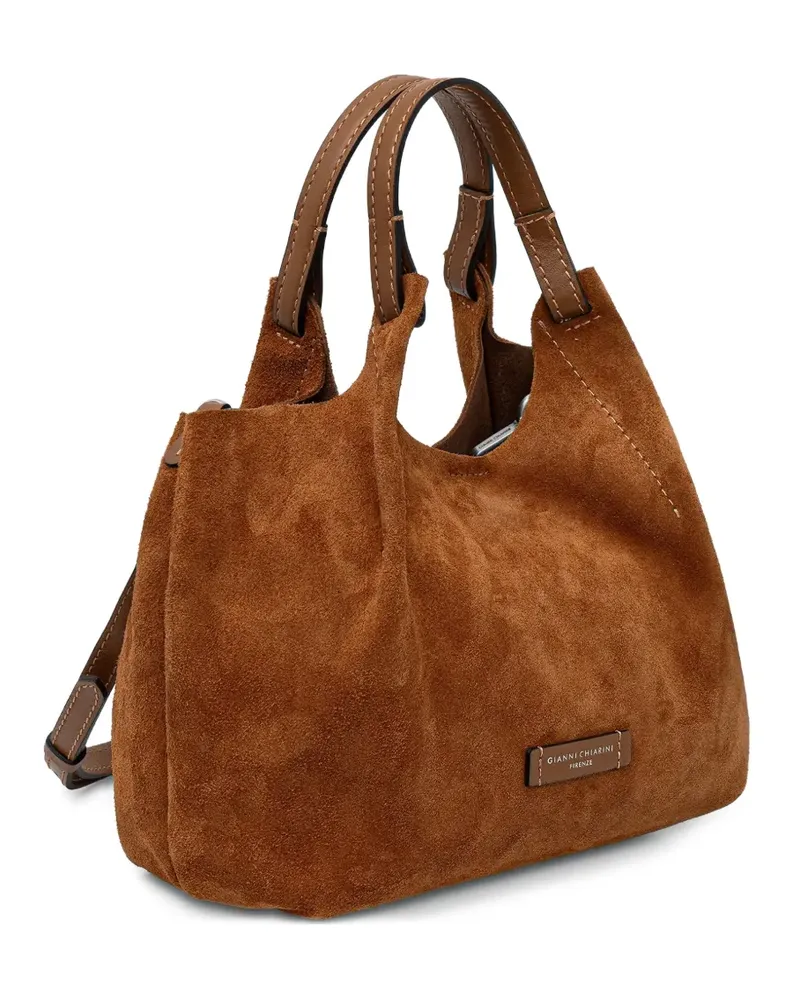 Gianni Chiarini Umhängetasche mit abnehmbarem Riemen - Braun Braun